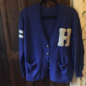 Vintage varsity letter sweater